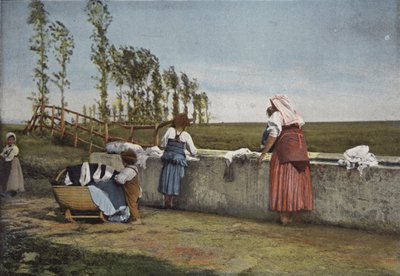 Fountain in the Roman Countryside by European Photographer